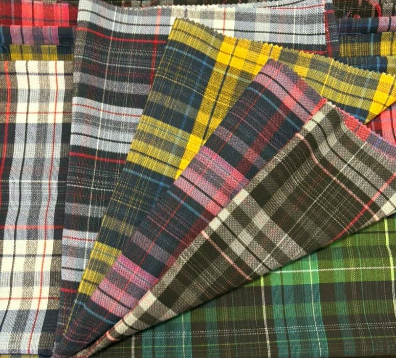 پارچه کنف چهارخونه